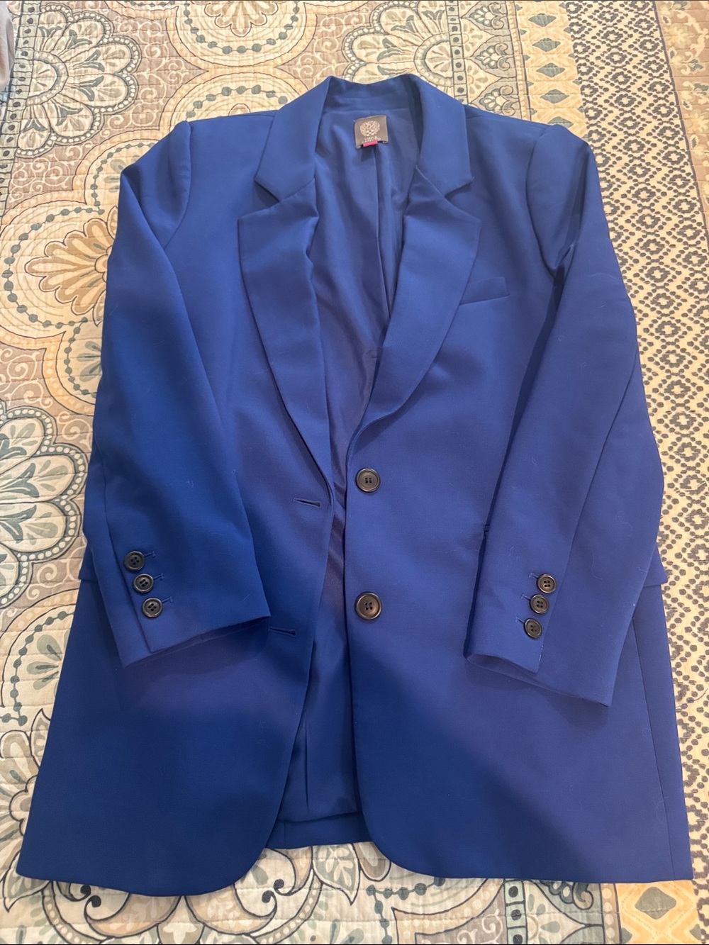Vince Camuto Royal Blue Single-Breasted Blazer